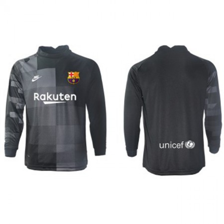 Koszulka FC Barcelona Bramkarska Wyjazdowe Koszulki Piłkarskie 2021-2022 Długi Rękaw